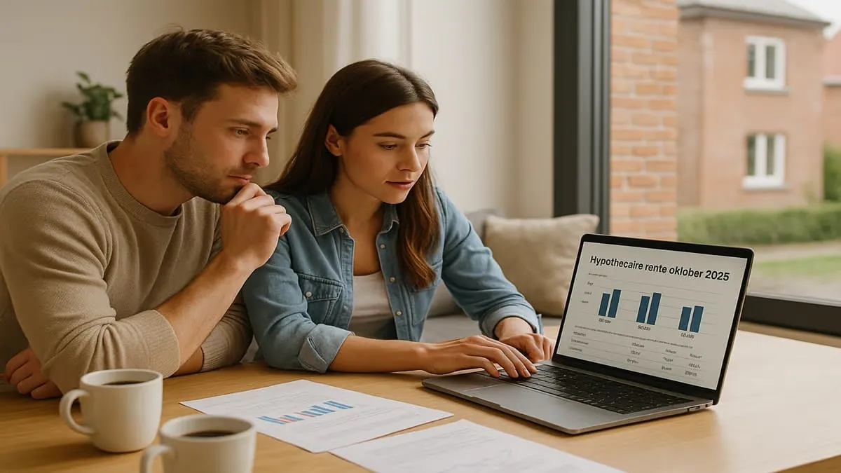 Belgisch koppel vergelijkt hypothecaire rente oktober 2025 Simulatie 15-20-30 jaar woonkrediet Registratierechten 2 procent Vlaanderen uitleg Notariskosten hypothecaire akte berekenen Herfinanciering 2025 break-even berekening